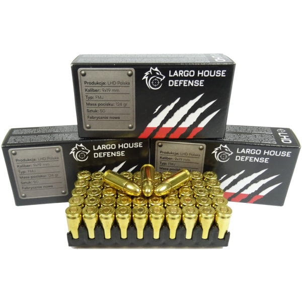 Amunicja kal. 9x19mm LHD 8,0g